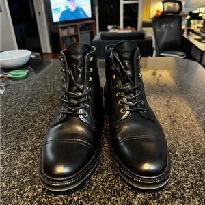 Meermin 514386 Black Leather Men's Boots